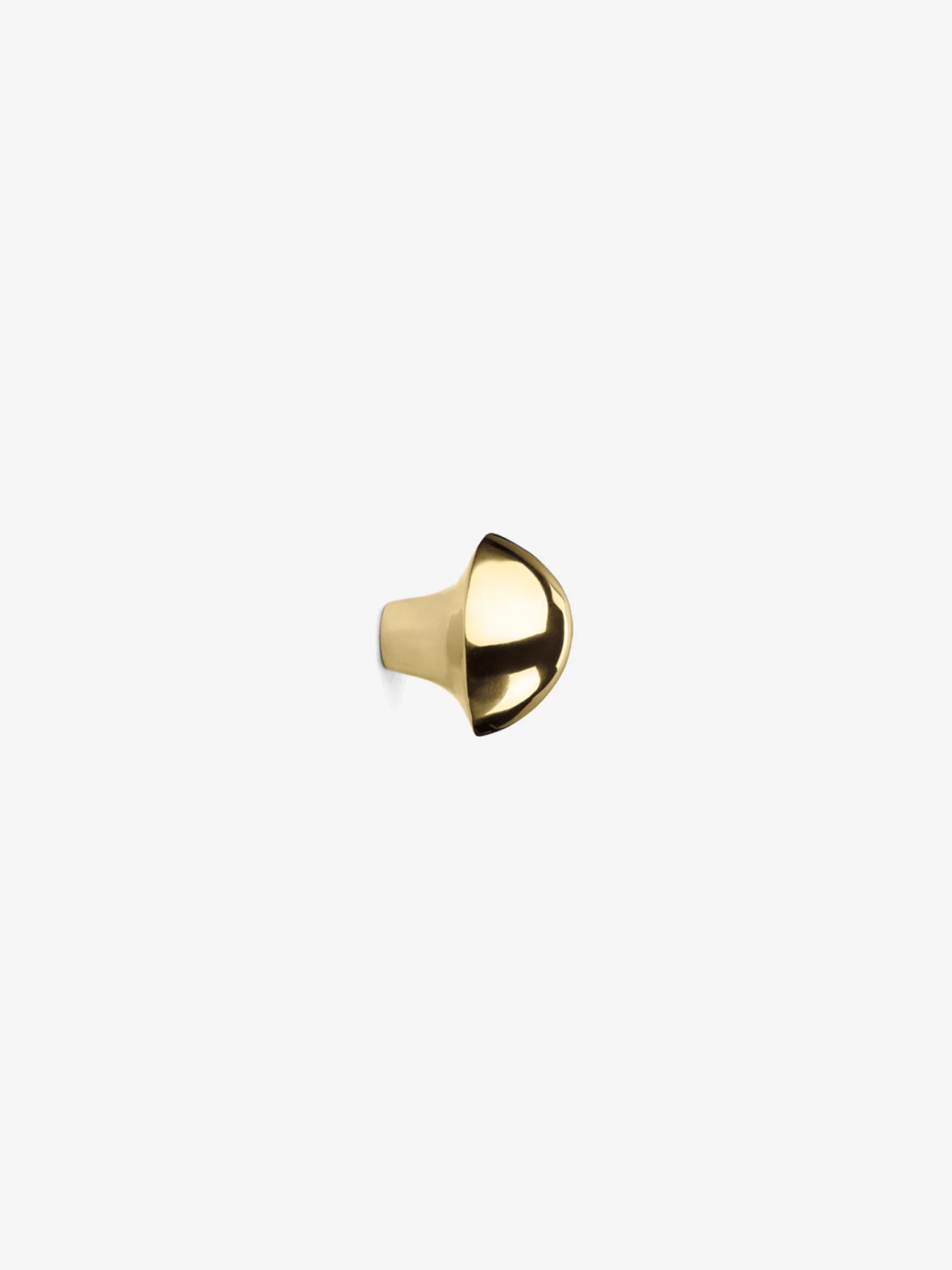 Mushroom Hook Brass