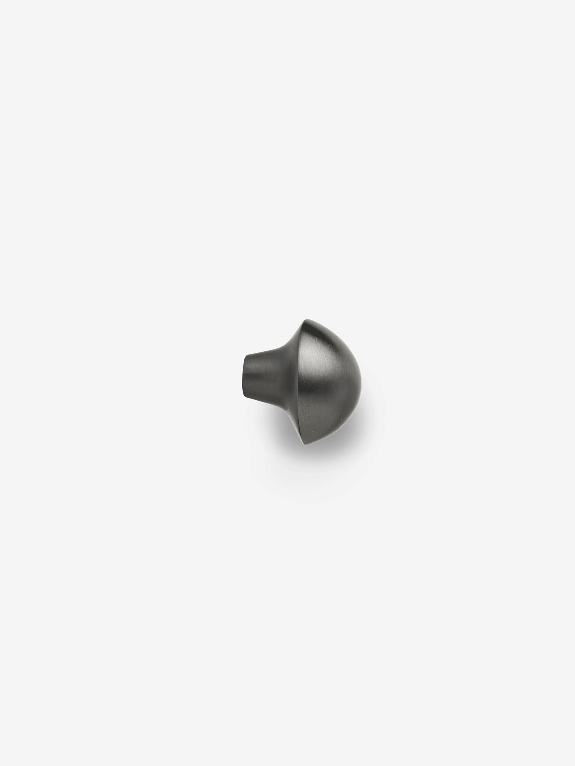 Mushroom Hook Black Brass