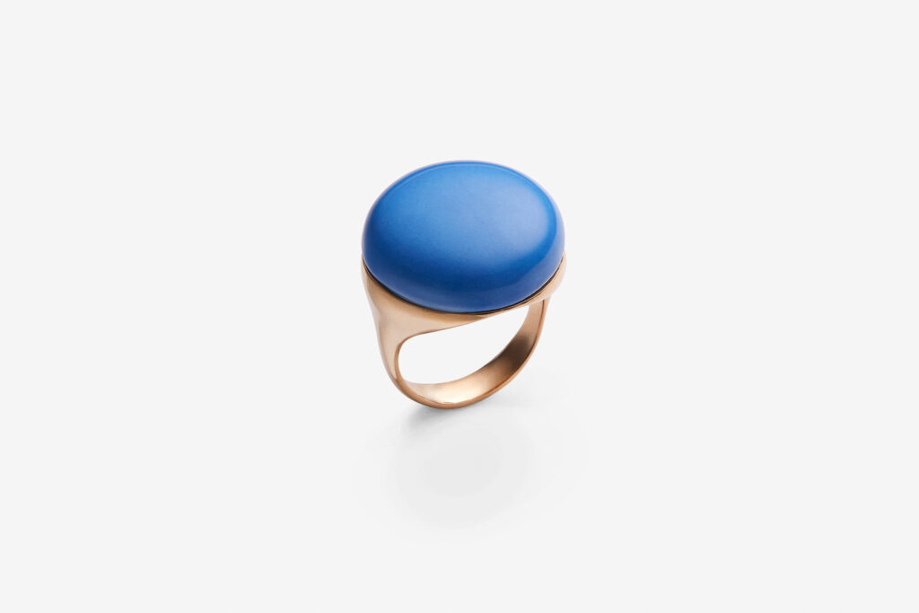 Agnes ring G, <em>Iberia blue</em>